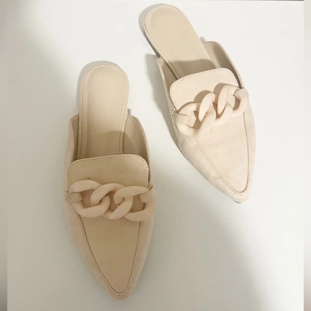 AMAZON Chain Link‎ Mule Slides - image 7